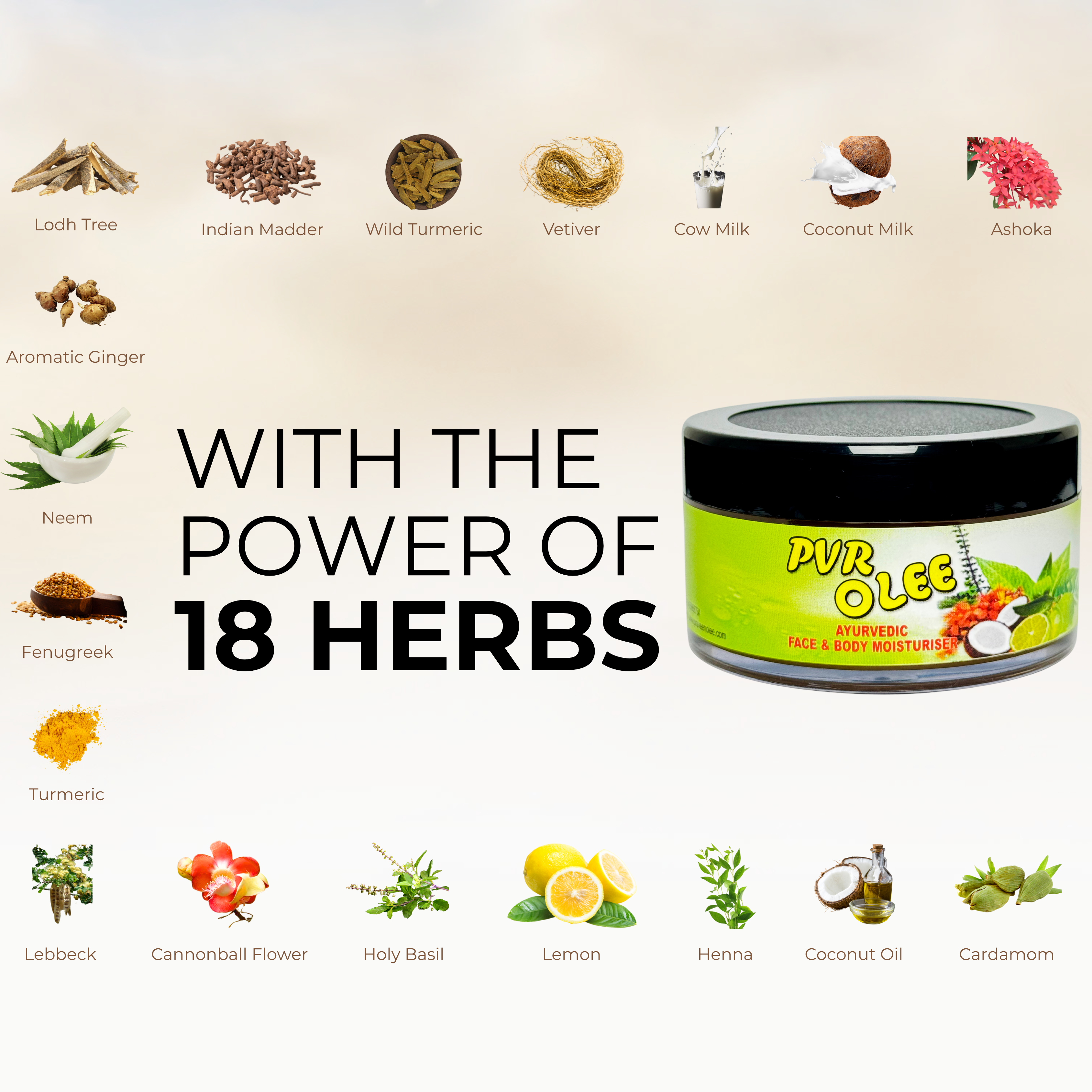 AYURVEDIC FACE & BODY MOISTURISER