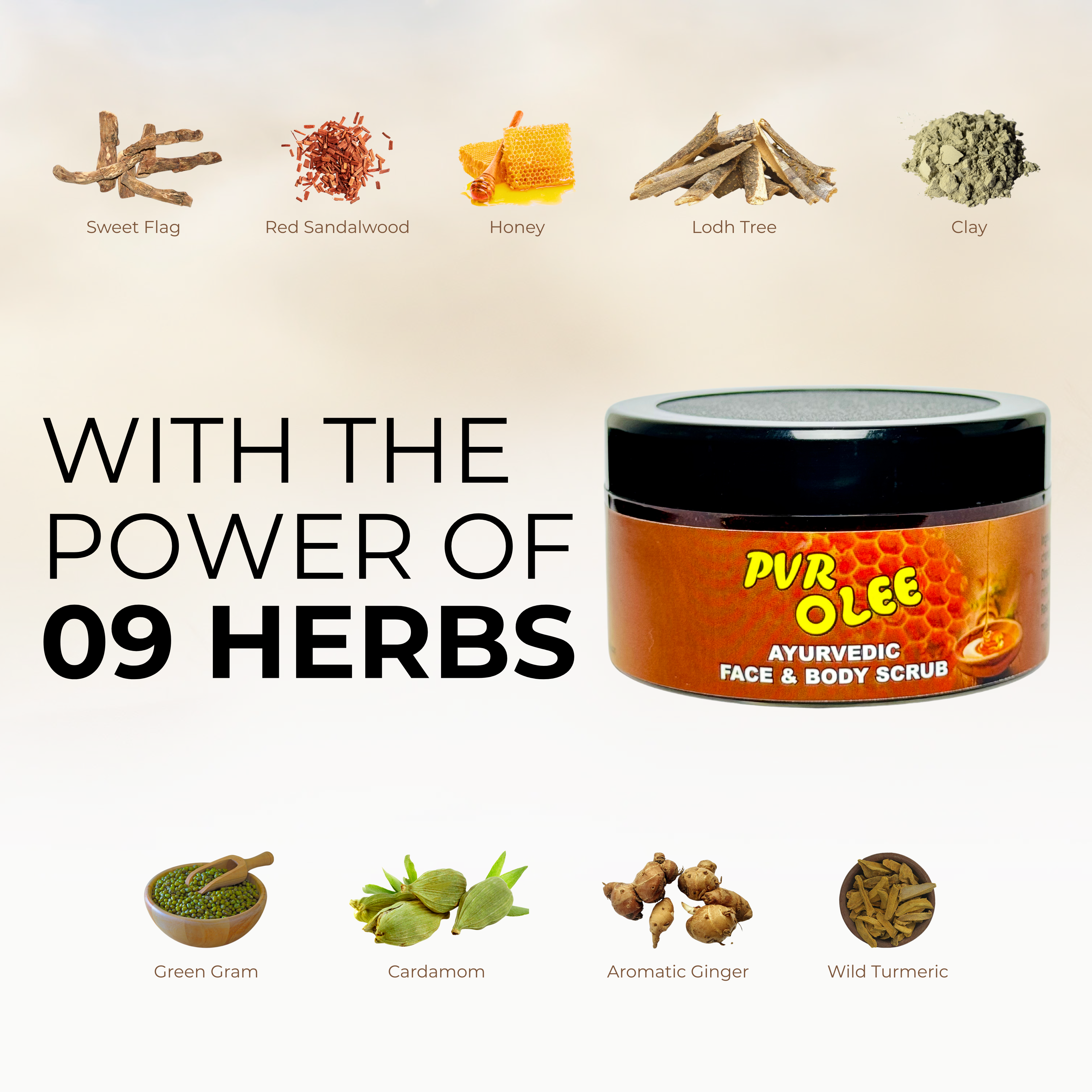 AYURVEDIC FACE & BODY SCRUB