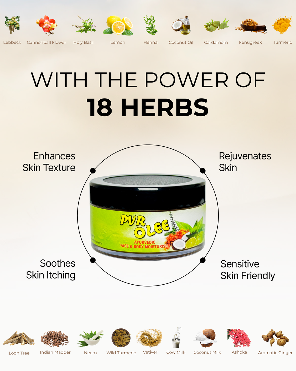AYURVEDIC FACE & BODY MOISTURISER