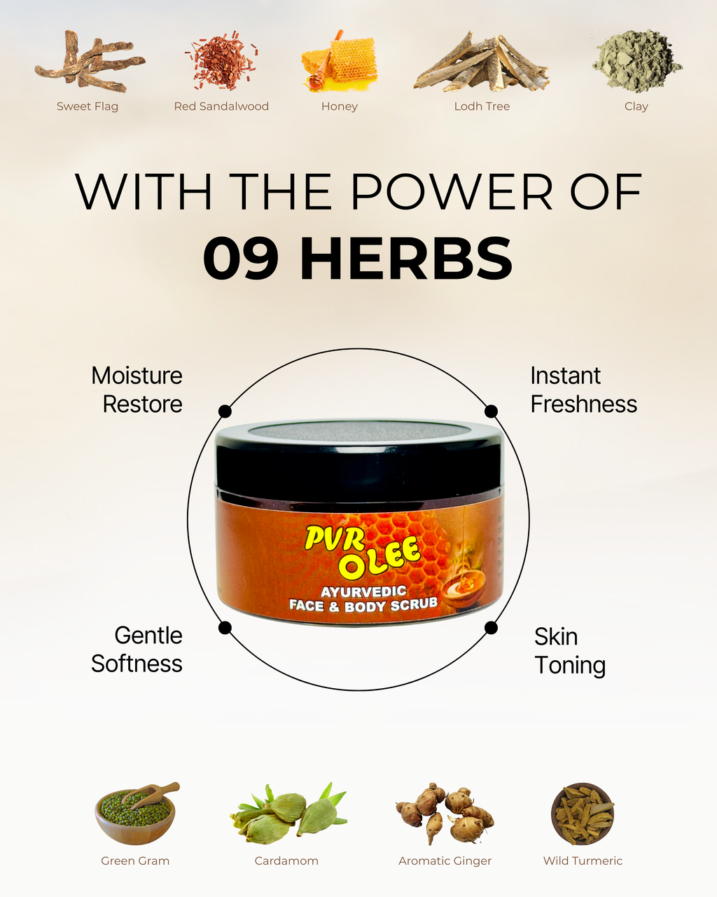 AYURVEDIC FACE & BODY SCRUB