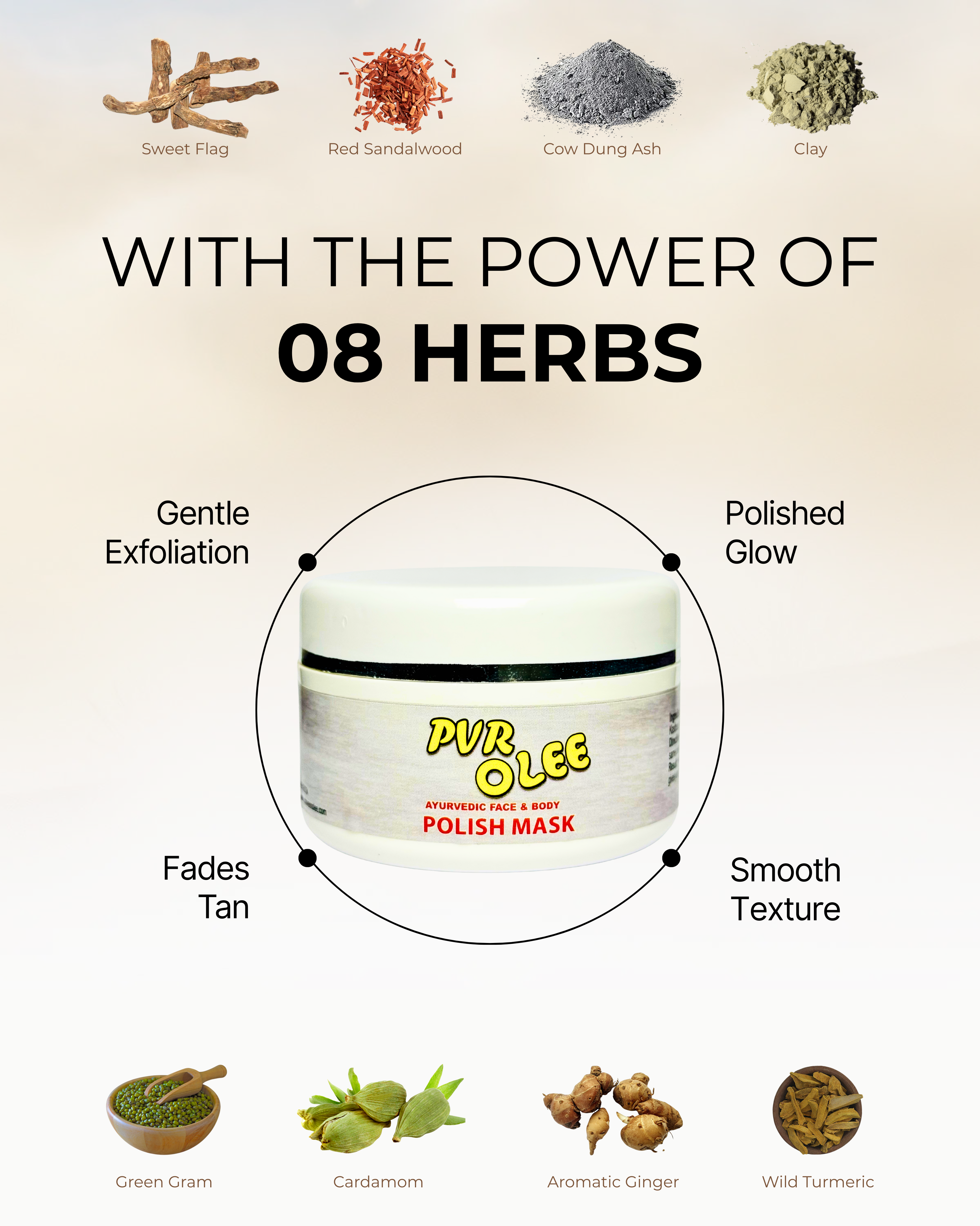 AYURVEDIC FACE & BODY POLISH MASK